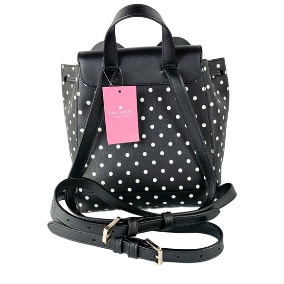 NEW Kate Spade X Disney Minnie Mouse Medium Backpack Refined Grain Leather Bag - Picture 4 of 8